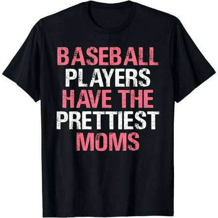 Funny Baseball Mom Quote Gift Women Short Sleeve Casual T-Shirt