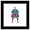 Black Framed Version, variant on Gallery Pops DC Comics Superman - Classic Pose Wall Art, Black Framed Version, 12" x 12"