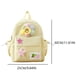 thumbnail image 2 of Mochila para ins femenino mochila pequeña jardín infantes con flores frescas mochila liviana para estudiantes escuela primaria mochila nailon mochila pequeña 826-PZ20240625013766 amarillo, 2 of 5