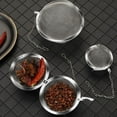 thumbnail image 3 of Janrevotw Stainless Steel Tea Balls - 2 Mesh Tea Brewer Set For Loose Tea And Spices, Small, 3 of 7