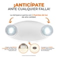 thumbnail image 5 of Lámpara de Pared de Emergencia Sobreponer 4W Luz Día Tecnolite, 5 of 5