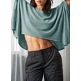 thumbnail image 4 of Camiseta Dokotoo Summer para mujer, talla grande, top corto, 4 of 6