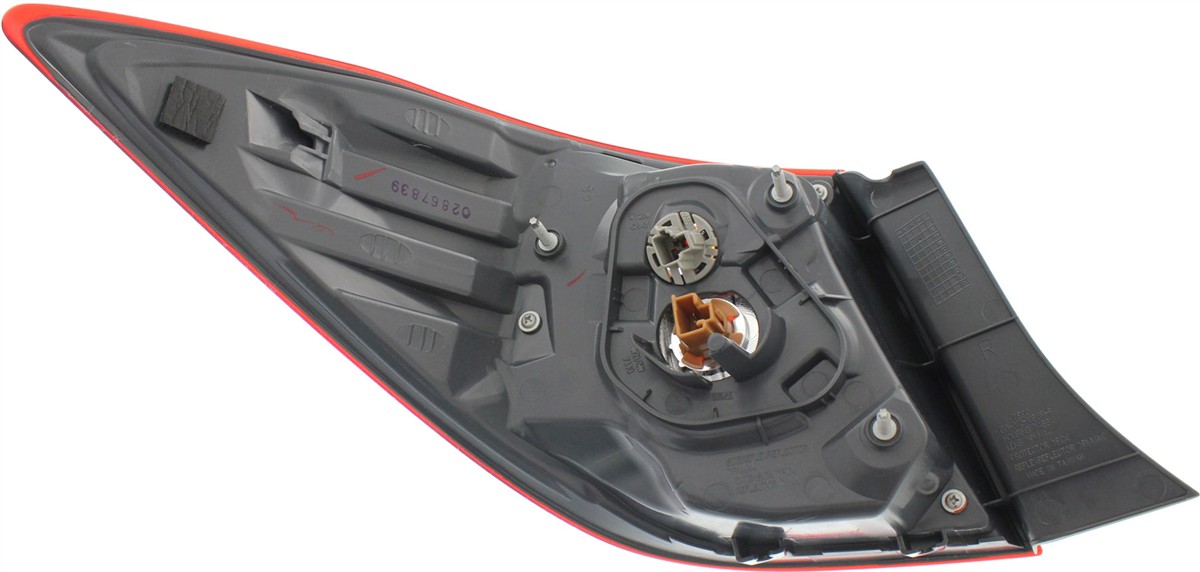 Tail Light Compatible With 2014-2016 Toyota Corolla Right Passenger With bulb(s) CAPA Certified