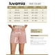thumbnail image 4 of Pantalones cortos luvamia FLExclusive Jean para mujer de talle alto rosa, 4 of 6