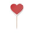 thumbnail image 1 of Valentine's Day Red Heart Shaped Toothpick Flags Heart Lable Cupcake Picks, 1 of 3