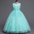 thumbnail image 1 of Vestido de novia largo para niños Vestido de princesa de malla abullonada Vestido de niña de 3 a 15 años Vestido de niña para niños Vestido de niña, 1 of 5