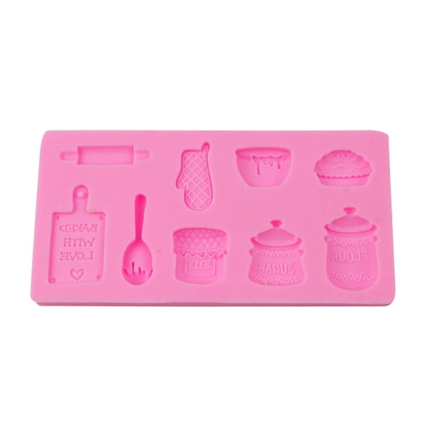 Cateissary Molde de pastel de Fondant, molde de magdalenas, moldes de decoración de pasteles, utensilios para hornear de galletas, decoración Type3 NO3