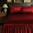 thumbnail image 4 of Levtex Home - Birch Hill Caserta Bedspread - Twin Bedspread - Arabesque Medallion - Red Velvet - Bedspread (39x75+30in. drop) - Velvet/Polyester, 4 of 6