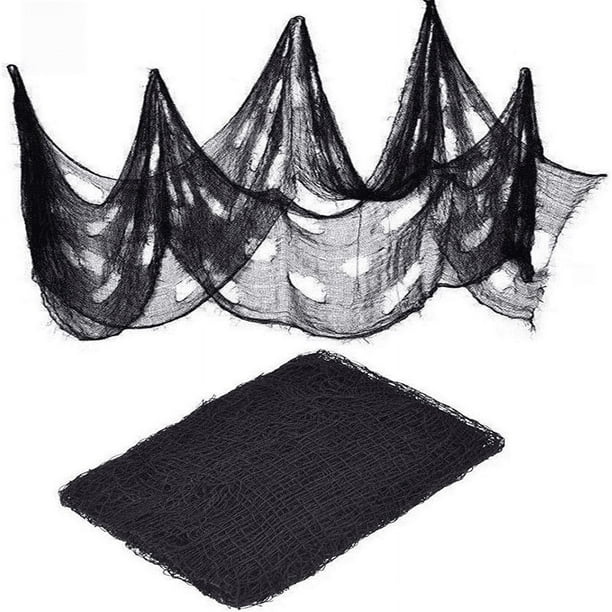 Decoración de Halloween Traje de gasa Tejido áspero para colgar Festival de fantasmas Casa embrujada Suministros para fiestas Disposición del lugar Accesorios