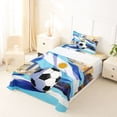 thumbnail image 5 of Erosebridal Ball Games Kids Twin Sheet Sets,Soccer Sport Bedding For Football Lover 3pcs, 5 of 6