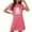 Hot Pink, variant on WMTBSRSW Women Halloween Short Sleeve SleepCute Graphic Night Shirts Comfy Nightgowns Pajamas Holiday House Dress Fall Sleepwear Black XXL