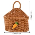 thumbnail image 2 of AURARMLET Cesta De Almacenamiento Tejida Marrón Para Cocina Colgante Ideal Para Verduras Y De Pared, 2 of 4