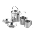 thumbnail image 1 of Abody 5pcs Camping Cookware Set Outdoor Portable Picnic Cookware Kit Stainless Steel Travel Tableware Cooking Accessory, 1 of 7