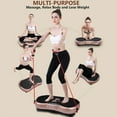 thumbnail image 4 of Vibration Plate Exercise Machine with Remote and resistance Bands for Shaping, Recovery, Weight Loss, ABS & Fit Massage, 4 of 8