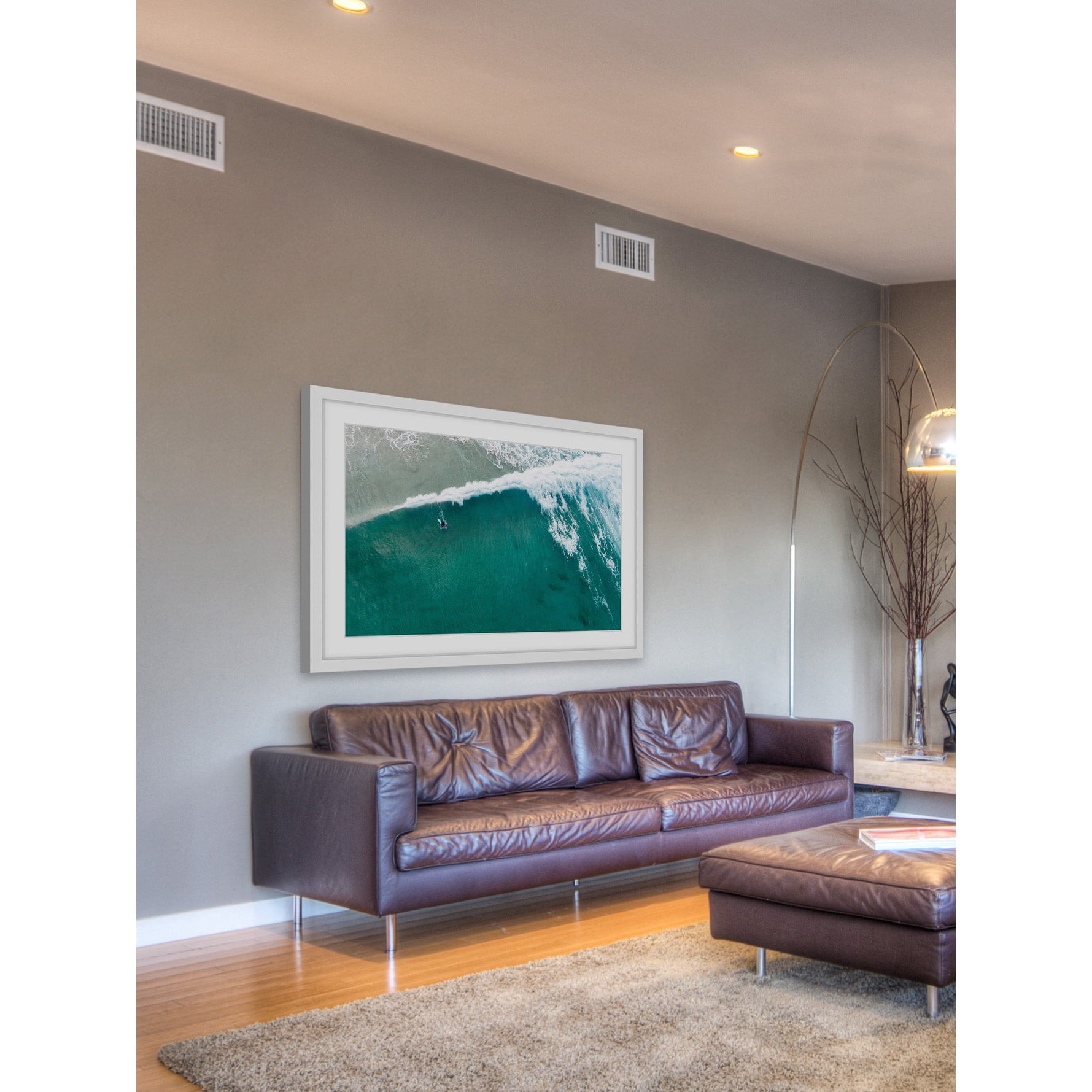 Marmont Hill "Riding the Wave" by Karolis Janulis Framed Painting Print