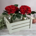 thumbnail image 2 of Pure Garden 36Pc Real Touch Rose Artificial Flowers with Stems (Red), 2 of 6
