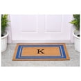 thumbnail image 4 of Blue Border Monogram Doormat (Letter K), 4 of 6