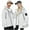 White, variant on SuTry Valentine's Day Womens Jacket Print Lightweight Hooded Winter Outdoor Waterproof Tops Fashion Casual Outerwear Jackets for Women(Brown,M)