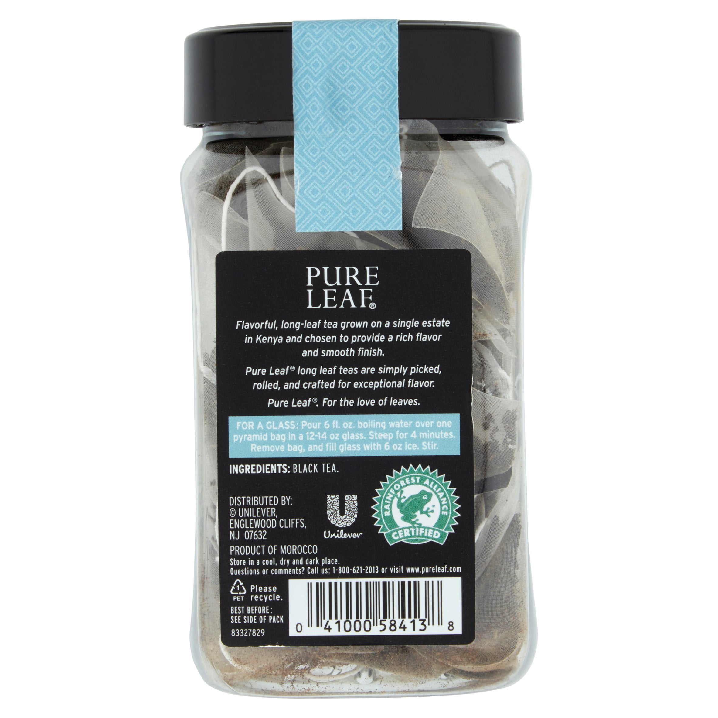 Pure Leaf, Classic Black Tea Iced Tea, Tea Bags, 16 ct
