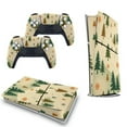 thumbnail image 5 of Tree Silhouettes And Mountain Console Skin Bundle for PS5 Pro Slim Disc & Digital / PS4 – Full Wrap + Dual Controller Flair, 5 of 5