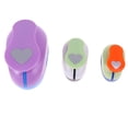thumbnail image 4 of UPOUART 3 Pcs Paper Craft Punchers Synthetic Material Random Color for Card Making Memory Books Supplies, 4 of 6