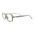 thumbnail image 6 of Womens Luxe Narrow Rectangle Plastic Blue Light Filter Computer Glasses Grey, 6 of 8