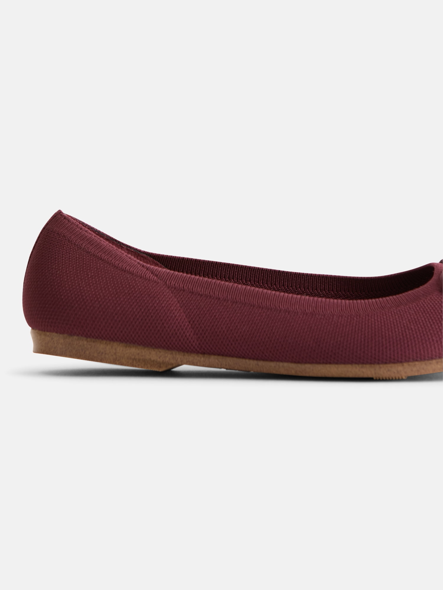 Time and Tru Women's Comfort Knit Ballet Flats