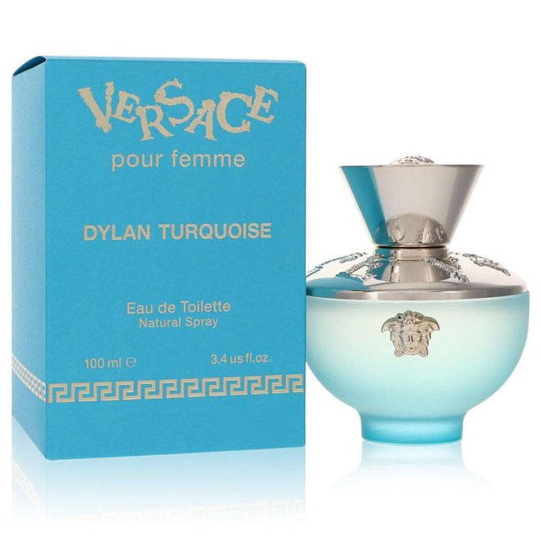 Versace Dylan Turquoise Perfume, Pour Femme 3.4 oz EDT Spray