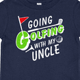 thumbnail image 4 of Inktastic Going Golfing with My Uncle Kids Golf Boys or Girls Baby T-Shirt, 4 of 5