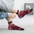 thumbnail image 2 of Pofeuu Surreal Pink Headphones Print 30cm Socks, Adult Running Hiking Socks for Youth and Adult, 2 of 7