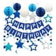 thumbnail image 1 of Pancarta de cumpleaños, manualidades de papel, accesorios fotográficos modernos reutilizables, adornos colgantes, decoraciones de cumpleaños para cafe, 1 of 9