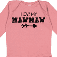 thumbnail image 4 of Inktastic I Love My Mawmaw with Arrow Boys or Girls Long Sleeve Baby Bodysuit, 4 of 5