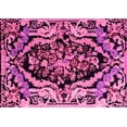 thumbnail image 1 of Ahgly Company Indoor Rectangle Abstract Pink Modern Area Rugs, 2' x 5', 1 of 4