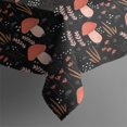thumbnail image 5 of Red Mushroom Grass Black Pattern Square Tablecloth,Waterproof Square Table Cover,Wipeable Spillproof Washable Table Cover for Home Kitchen Party Decor 60"x60"(152x152cm), 5 of 6