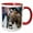Red/White, variant on 3drose, Miniature Donkey Head Halter Animal, 11oz Mug