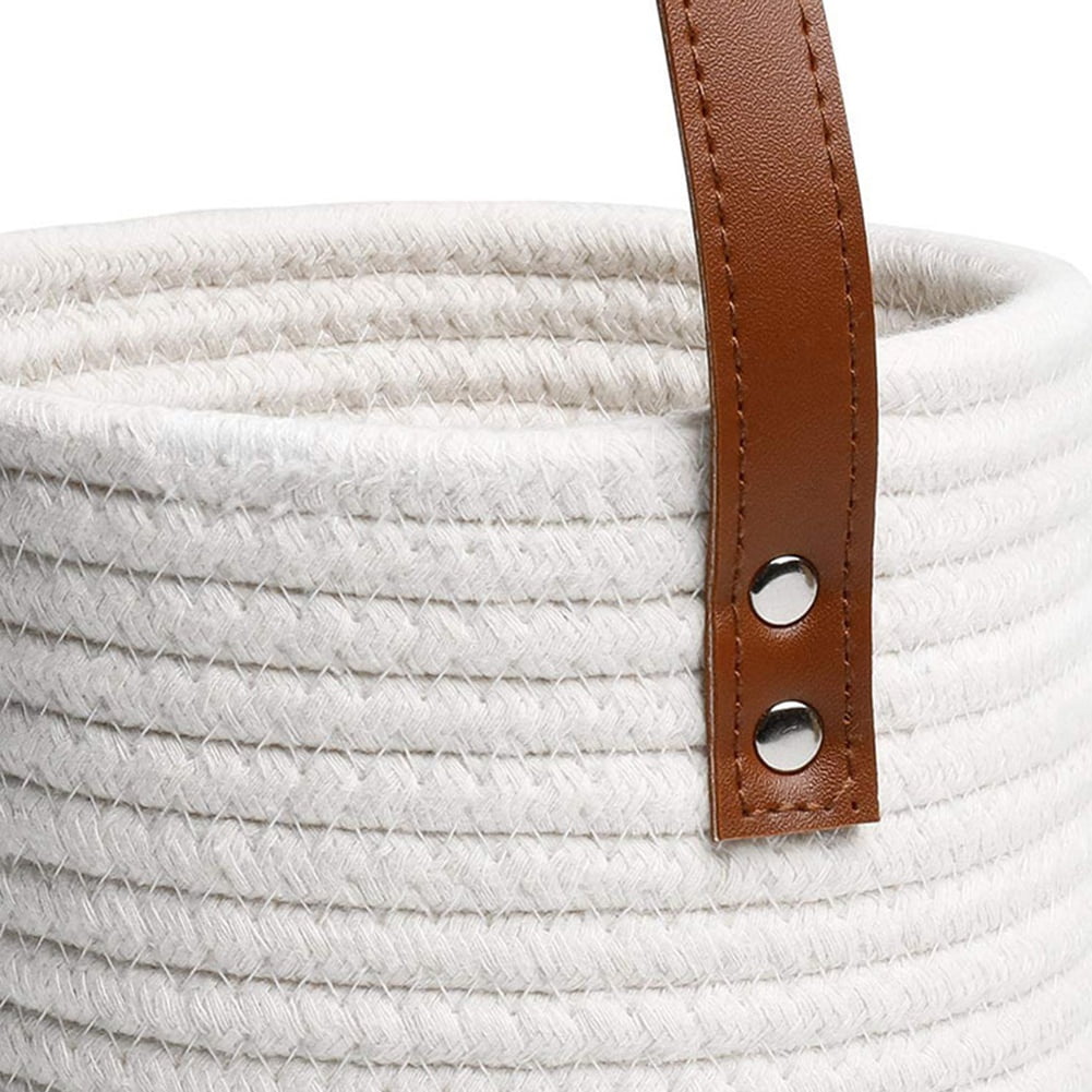 Jute Hanging Basket 6.3*7.09*11.81", Wall Hanging Planter Baskets, Jute Woven Hanging Storage Baskets