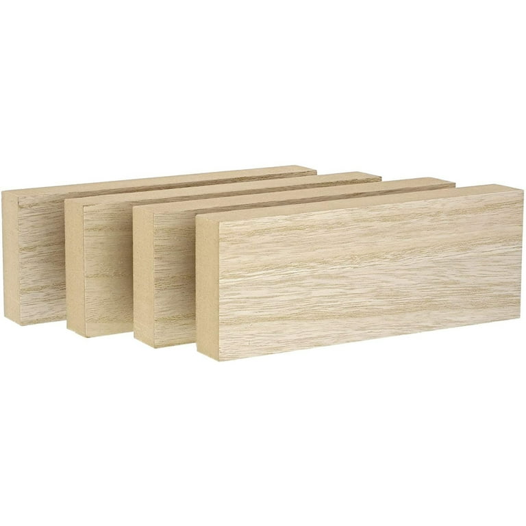 Bright Creations Unfinished Wood Blocks for Crafts, 1 Inch Thick (6 x 10  Inches, 4 Pack), PACK - Fred Meyer