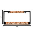 thumbnail image 6 of Texas UT Longhorns NCAA Black Metal Laser Cut License Plate Frame, 6 of 8