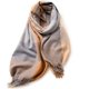 thumbnail image 1 of Bufanda de invierno para hombres y mujeres con sensación de cachemira lujosa súper suave y plumas unisex(13 cuadros de camello claro)(180 * 65cm), 1 of 5