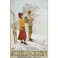 thumbnail image 2 of Art.com Old Time Skiers, Adelboden, Switzerland Art Print, 24" x 36", 2 of 4