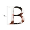thumbnail image 6 of Letter Ornament Waterproof Removable Silver-plated 3D Mirror Surface Acrylic Decal for Wedding, 6 of 8