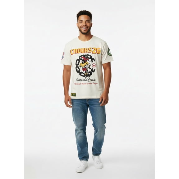 Crooks & Castles Men's & Big Men's Graphic Tee Shirt, Crooks 02, Sizes XS-3XL