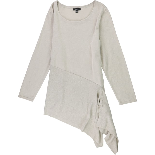 Alfani suéter asimétrico para mujer, metálico, grande