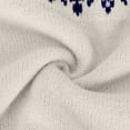 thumbnail image 4 of Suéter de cuello redondo para mujer, suéter holgado de color a juego con cuello redondo, suéter cómodo para mujer, 4 of 6