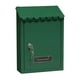 thumbnail image 2 of Buzón de prueba de herrumbre Buzón en 8x2.6x12 '' postal Buzón de seguro con Puerta , Verde Macarena Buzón de montaje en pared, 2 of 7
