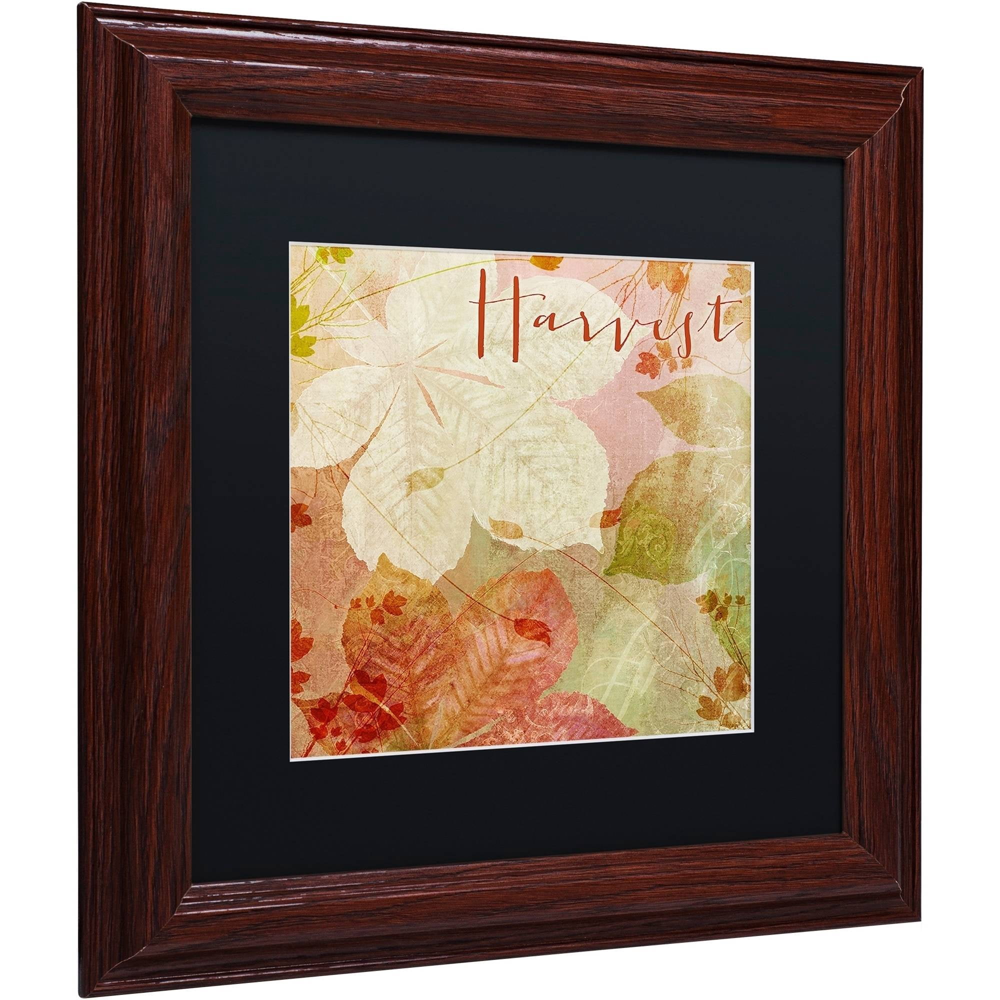 Trademark Fine Art "October Pastel II" Canvas Art by Color Bakery Black Matte, Wood Frame