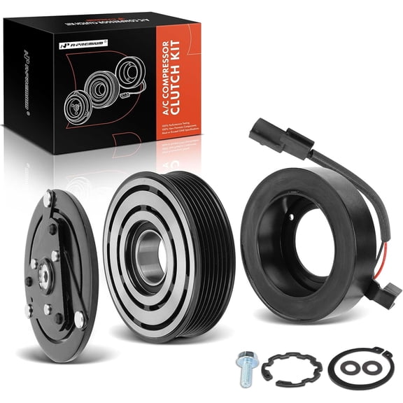 A-Premium Air Conditioner AC Compressor Clutch Kit Compatible with Nissan Altima 2013-2018, 3.5L