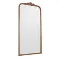 thumbnail image 2 of My Texas House Ornate Floral Carved Wood Framed Mirror 40x79, 2 of 4