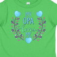 thumbnail image 4 of Inktastic My Opa Loves Me with Flowers and Hearts Boys or Girls Toddler T-Shirt, 4 of 5