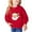 Red, variant on Wancir Christmas Outfit Toddler Baby Girl Pink Sweatshirt Long Sleeve Crewneck Pullover Xmas Santa Shirt Tops Winter Clothes 2-9T